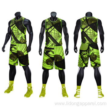wholesale custom logo men sublimation basketball wear